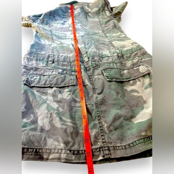 Pam & Gela NWOT Camo 3/4 Button Down Dress | Size Small - Picture 7 of 8